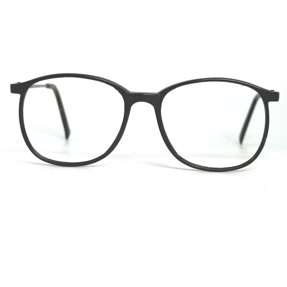 Laser by Rem Eyeglasses Black‎ Round Frame Japan 52-18-140 Mens Womens 21564